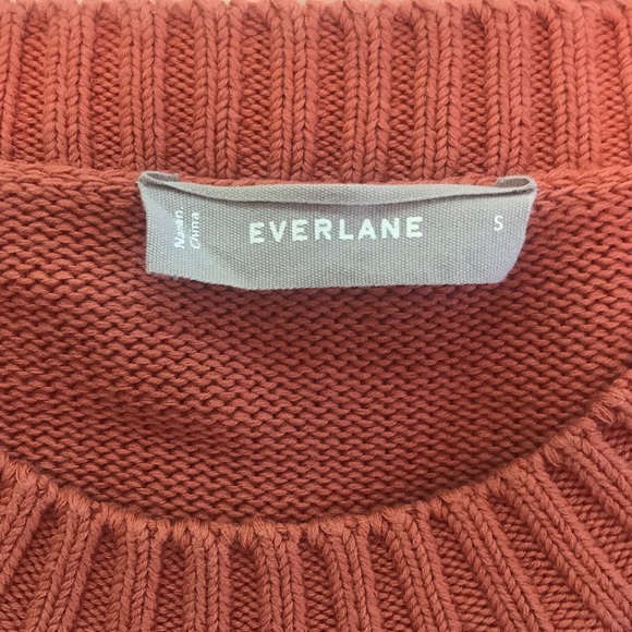 Everlane Knit Crewneck Sweater- Burnt Orange - Picture 7 of 9